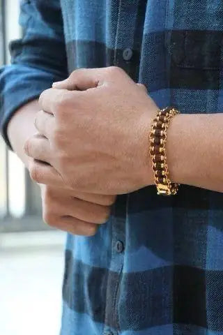 Pack of 2 Rudraksha Bracelet | Gold-Plated Spiritual Bracelet for Men & Women