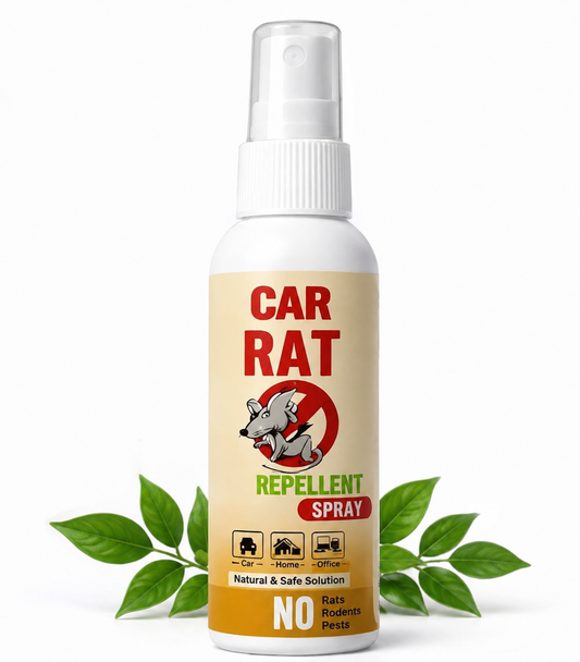 Car Rat Repellent Spray | Natural Rodent Protection for Cars & Bikes