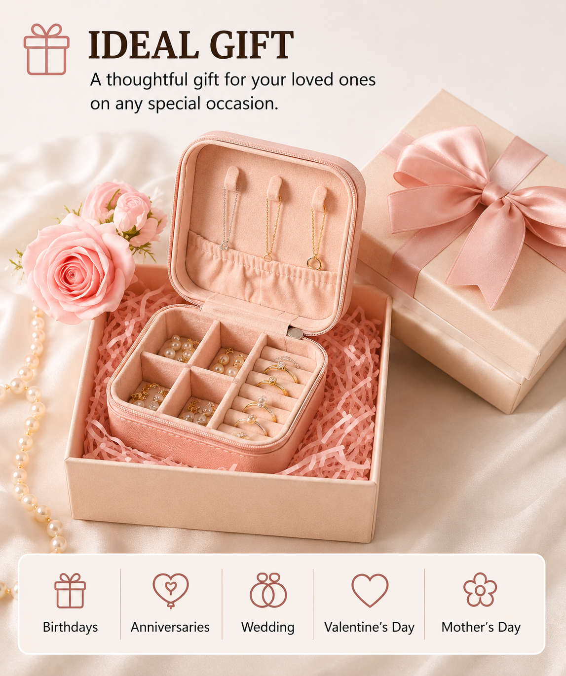 Premium Portable Jewelry Organizer