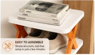 4-Tier Foldable Shoe Rack | Space-Saving Storage Organizer